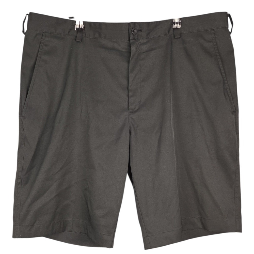 Nike Golf Shorts Mens 38 Black Flat Front‎ Inseam 11"  Dri-FIT Performance- READ